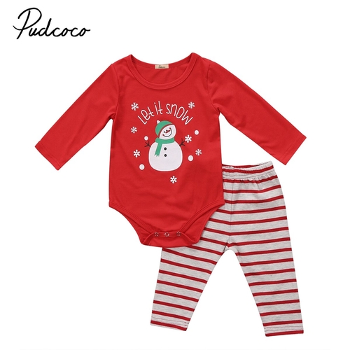 Babies 2pcs  Xmas Clothing Set Newborn Baby Boys
