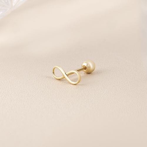 14K (58.5%) SOLID GOLD ETERNITY PIERCING