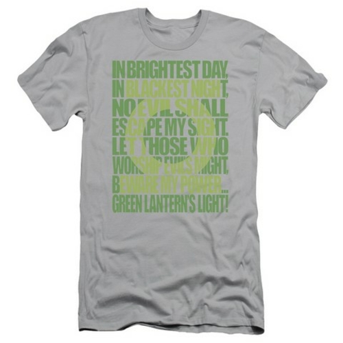 Trevco Green Lantern-Green Lantern Oath Short Sleeve Adult 30-1 Tee