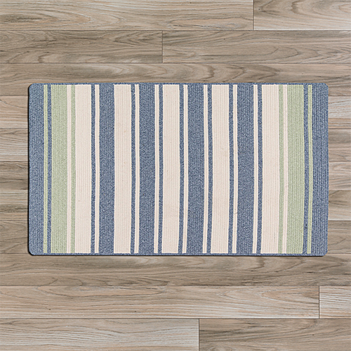 Colonial Mills Rug FZ49R096X120S 8 x 10 ft. Frazada Stripe Braided Rug