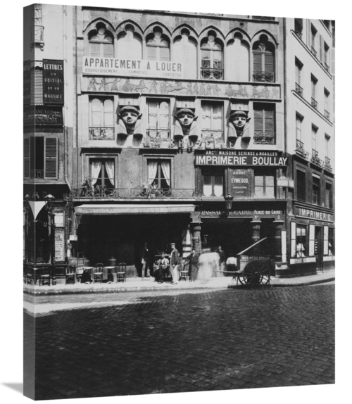 30 in. Paris, 1903 - House on the Place Du Caire Art Print - Eugen