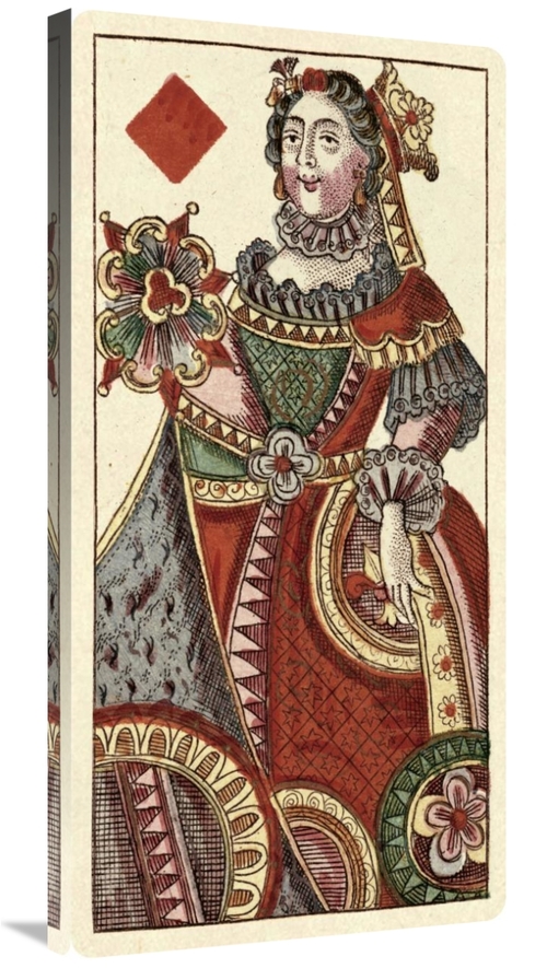 Global Gallery GCS-455065-1836-142 18 x 36 in. Queen of Diamonds - Bau