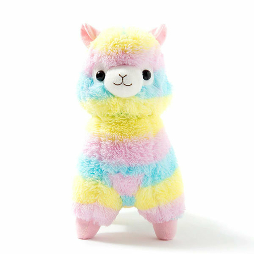 Rainbow Alpaca Plush Toy