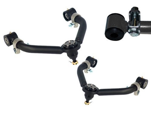 AirBagIt CAR-MA8693-A Upper Control Arms Adjustable Pair Dropped Raw