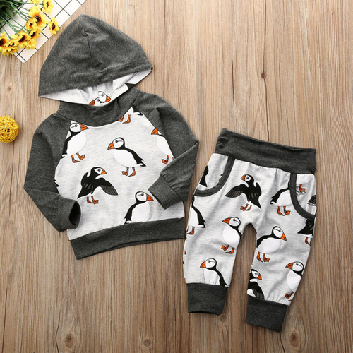 Pudcoco Autumn Toddler kids Baby Boys Girls Long