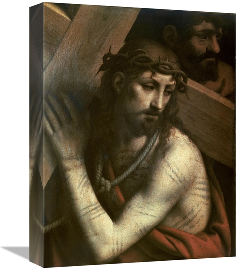 Global Gallery GCS-282367-16-142 16 in. Christ Bearing His Cross Art P