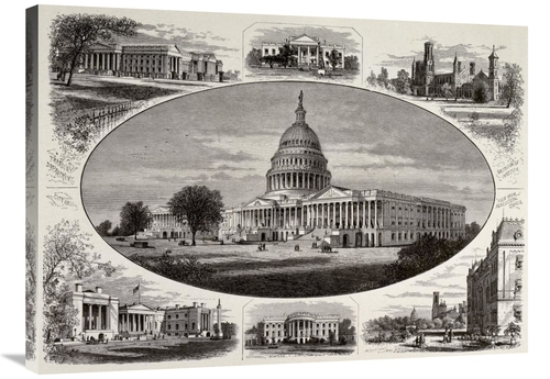 Global Gallery GCS-281063-36-142 36 in. Public Buildings in Washington