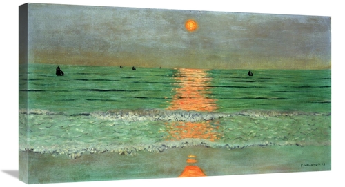 Global Gallery GCS-268621-30-142 30 in. Sunset Coucher De Soleil Art P