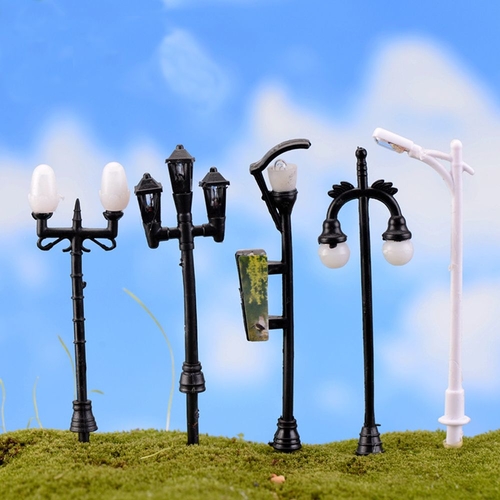5pcs Mini Street Lights Ornaments Crafts Fairy