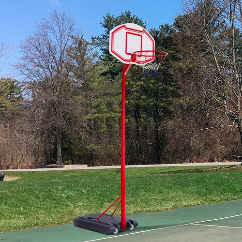 Soozier 82.75"-102.25"  Adjustable Basketball Stand Backboard  with