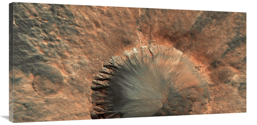 Global Gallery GCS-459306-2448-142 24 x 48 in. Mars HiRISE - Crater Ne