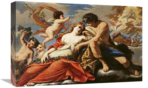 Global Gallery GCS-266147-22-142 22 in. Bacchus & Ariadne Art Print - 