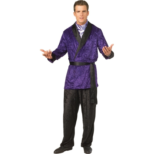 Rubies 275073 Hugh Heffner Purple Smoking Jacket, Large