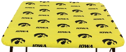 College Covers IOWTC3 33 x 33 in. Iowa Hawkeyes Card Table Cover