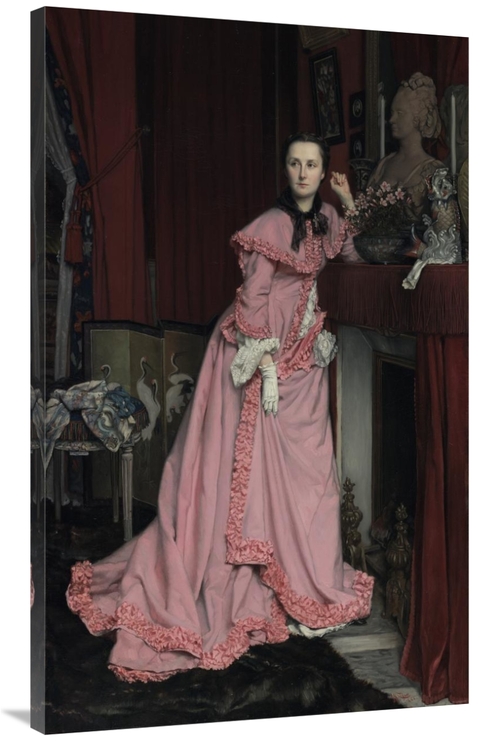 44 in. Portrait of the Marquise De Miramon, Nee, Therese Feuil