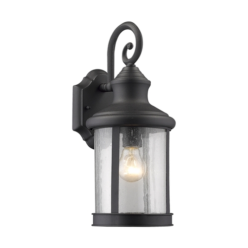 Chloe CH22049BK16-OD1 16 in. Lighting Galahad Transitional 1 Light Bla