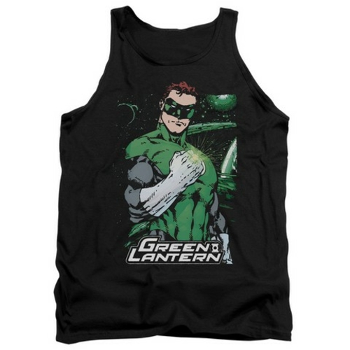 Trevco Jla-Fist Flare Adult Tank Top- Black - Small