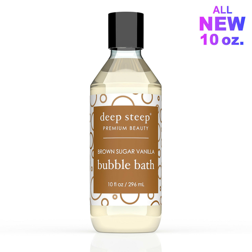 10oz Bubble Bath- Brown Sugar Vanilla- Deep Steep