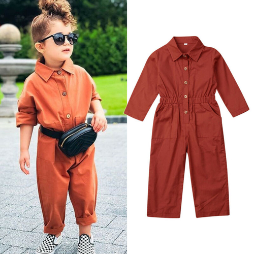 1 6Y Kids Baby Boy Girl Rompers Fall Winter