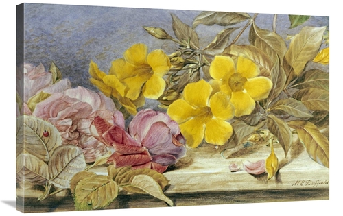 Global Gallery GCS-266243-36-142 36 in. A Still Life of Roses Art Prin