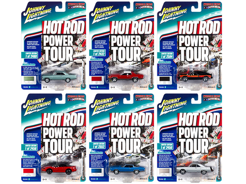 Muscle Cars USA 2018 Release 5, Set B of 6 Cars 1/64 Diecast Models by