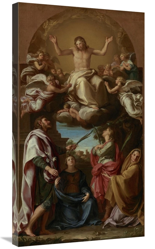 Global Gallery GCS-456781-36-142 36 in. Christ in Glory with Saints Ce