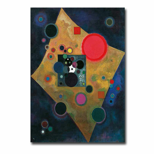 Artistic Home Gallery 1216AM555SAG Pink Accent by Wassily Kandinsky Pr