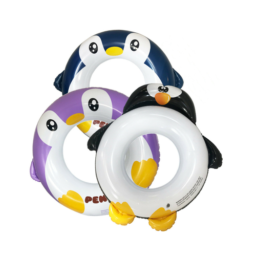 3 Packs Penguin Swim Ring Pool Floats Party Toys for Kids