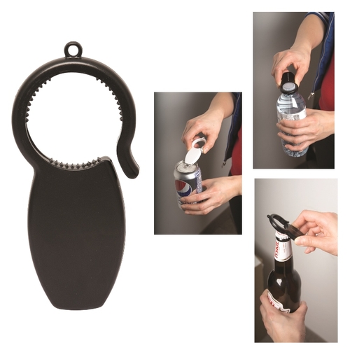 Debco MT9021 Anyouvert 3 in 1 Bottle Opener - Black 