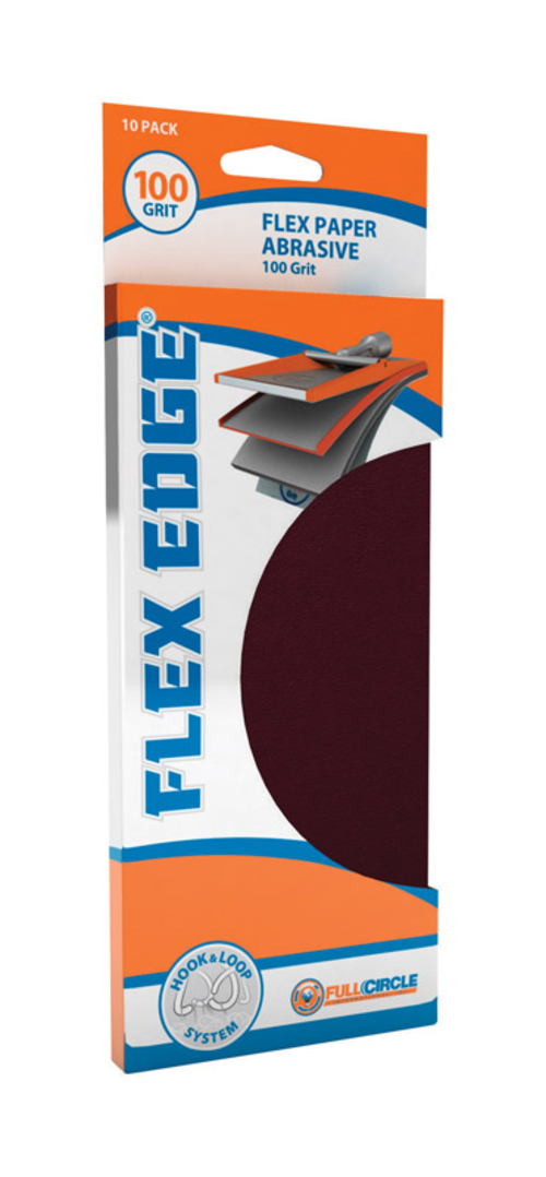 Full Circle 1860923 Flex Edge 9 x 3.5 in. 100 Grit Coarse Aluminum Oxi