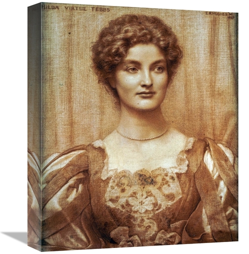 Global Gallery GCS-266596-16-142 16 in. Portrait of Hilda Virtue Tebbs