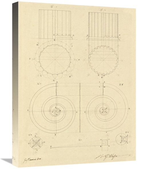Global Gallery GCS-453970-1824-142 18 x 24 in. Plate 6 for Elements of