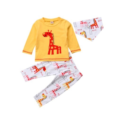 Toddler Baby Boy Girl Set Clothes Long Sleeve