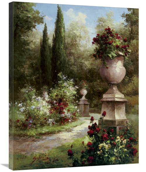 Global Gallery GCS-121369-2835-142 28 x 35 in. Secret Garden Path Art 