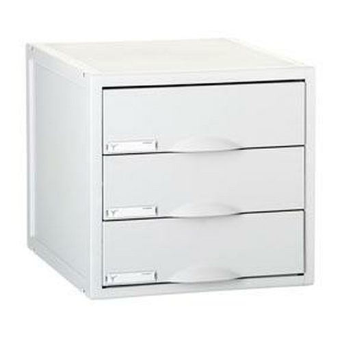 Modular Filing Cabinet Archivo 2000 ArchiSystem 3 drawers Grey 35,6 x