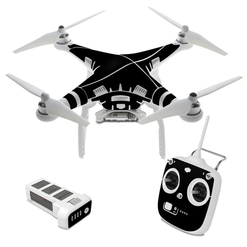 DecalGirl DJIP3S-SS-BLK DJI Phantom 3 Standard Skin - Solid State Blac