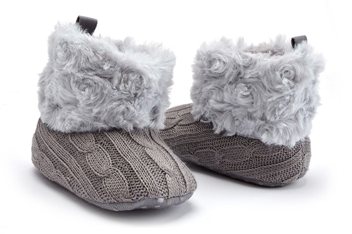 Winter Baby Kid Boys Girls Knitted Fur 7 Color