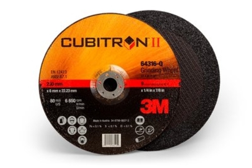 3M Abrasive 405-076308-64315 7 x 0.25 x 0.87 Cubitron 2 Depressed Cent