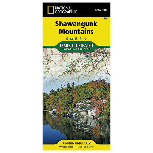 National Geographic 603301 Shawangunk Mountains Trail Map No.750