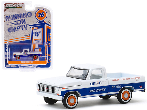1968 Ford F-100 Pickup Truck \Union 76 Auto Service\" White with Blue