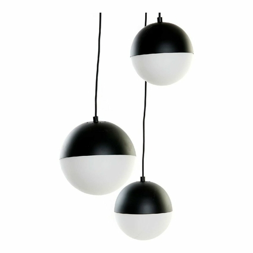 Ceiling Light DKD Home Decor White Black Metal Crystal 220 V (40 x 40