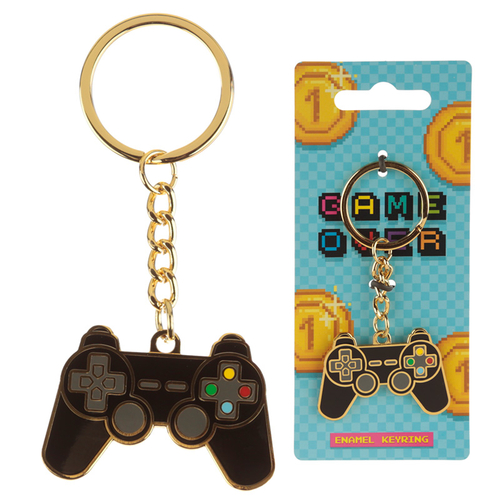 Fun Collectable Gaming Controller Enamel Keyring