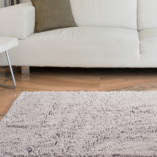 Lavish Home 67-12-LG 21 x 36 in. High Pile Shag Rug Carpet, Warm G