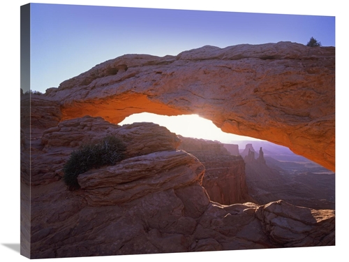 Global Gallery GCS-396860-2228-142 22 x 28 in. Mesa Arch at Sunset Fro