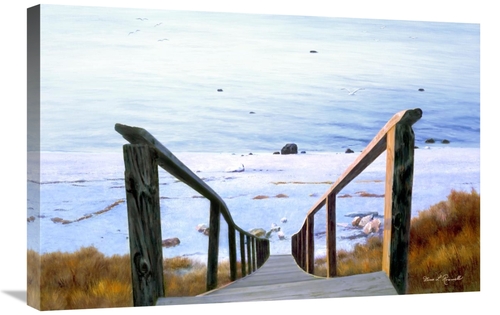 Global Gallery GCS-393963-2030-142 20 x 30 in. Sound Beach Art Print -