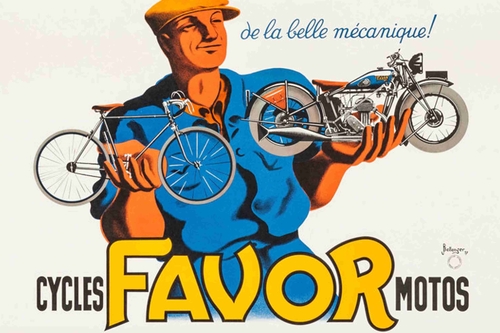 Favor Cycles & Motorcycles Retro Metal 8 x 12 inch Tin Sign