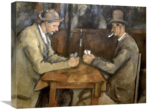 Global Gallery GCS-277066-22-142 22 in. The Card Players Art Print - P