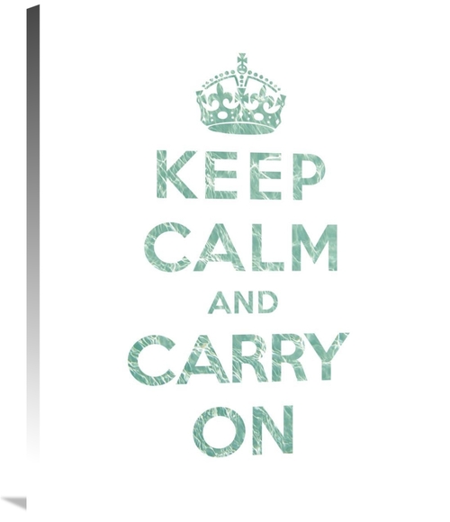 Global Gallery GCS-371975-2835-142 28 x 35 in. Keep Calm & Carry on - 