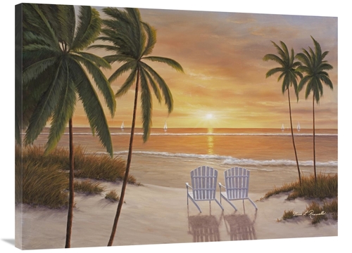 Global Gallery GCS-394004-3040-142 30 x 40 in. Tropical Sun Watch Art 