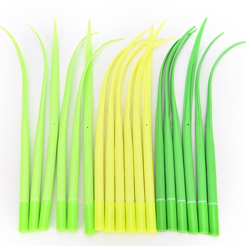 1PC 16.5cm Tiny Green Grass Ball Pen Blade Grass